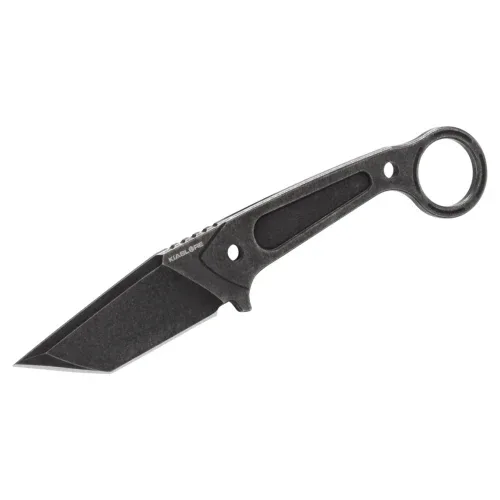 Pallas Fixed Blade Knife | 2.75″ Black Stonewashed D2 Blade | Integral Steel | KIASLORE KS1020-1