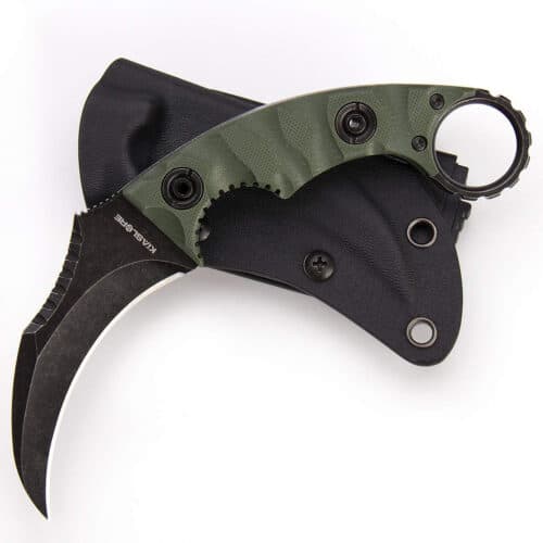 adamant tactical karambit knife | 3.34″ stonewashed d2 blade | black g10 handle | camping hunting tool | kiaslore kk1221 2 adamant tactical karambit knife | 3.34″ stonewashed d2 blade | black g10 handle | camping hunting tool | kiaslore kk1221 2